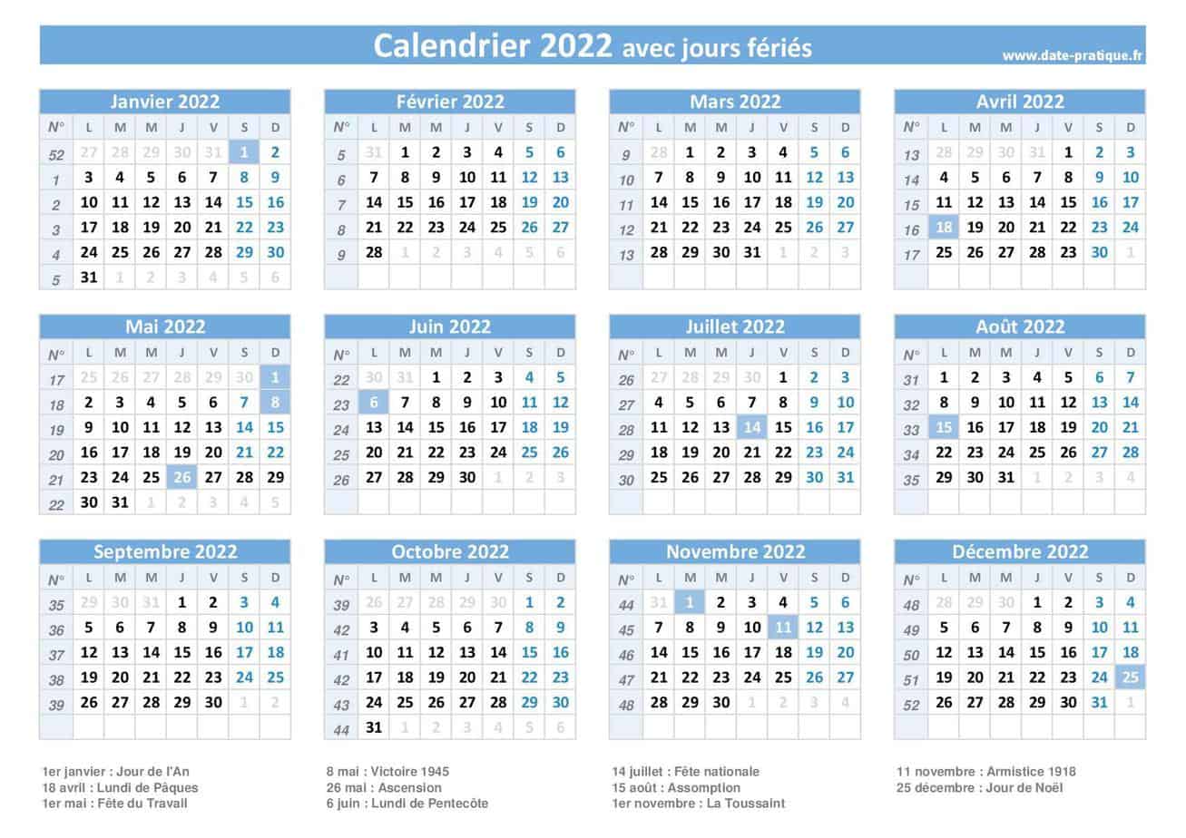 Dates Des F tes Et Jours F ri s 2022 En France